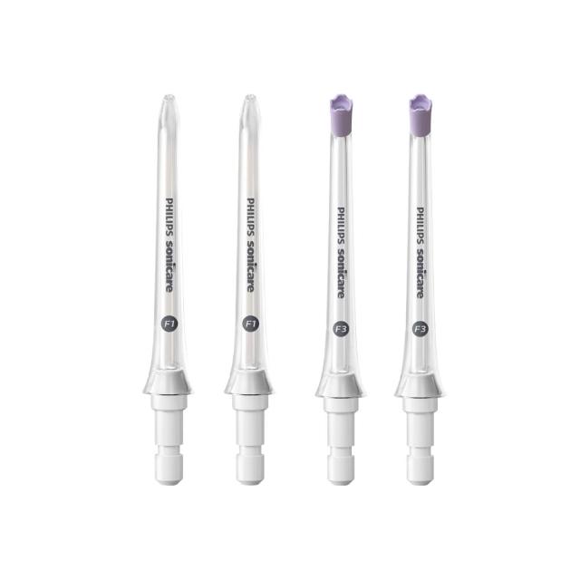 【Philips 飛利浦】X型水流電動沖牙機專用噴嘴2入組 (2款任選/標準噴嘴/X型噴嘴/官方直營)