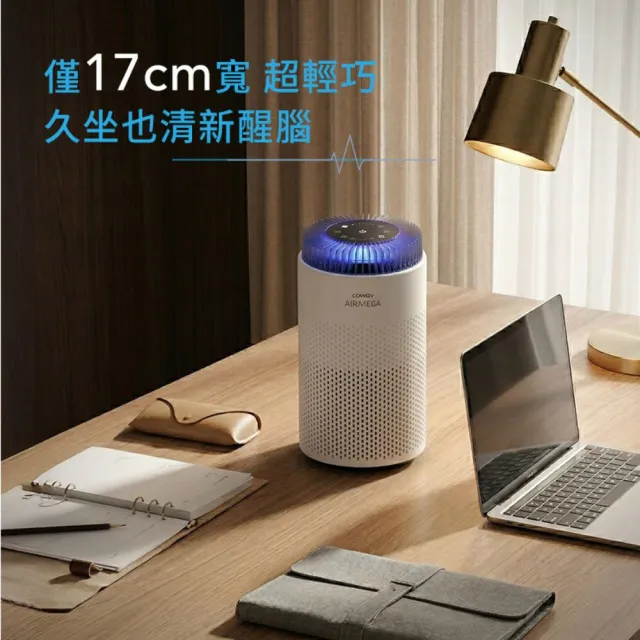【Coway】大+小雙機組★8-10坪靜小眠+4-8坪小坪淨除臭抗敏清淨機(AP-0823+AP-0425C)