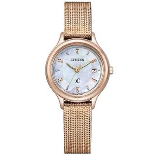【CITIZEN 星辰】xC系列 田馥甄Hebe廣告款 亞洲限定 光動能時尚腕錶/28mm(EW2635-54X)