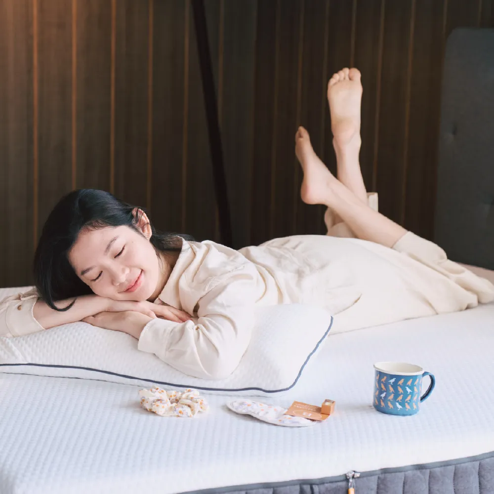【德國Emma】Lite獨立筒床墊 贈保潔墊 雙人特大(100天試睡 高CP值專利透氣記憶棉獨立筒床墊)