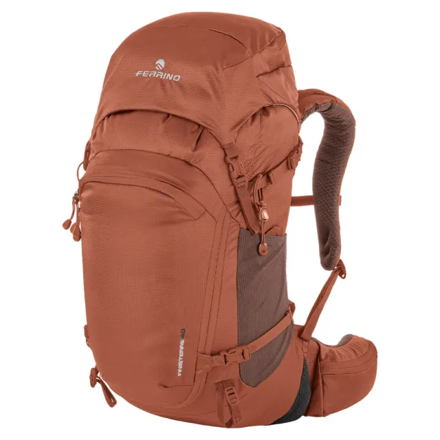【FERRINO】雙11 登山健行網架背包 棕紅 Finisterre 40 75747