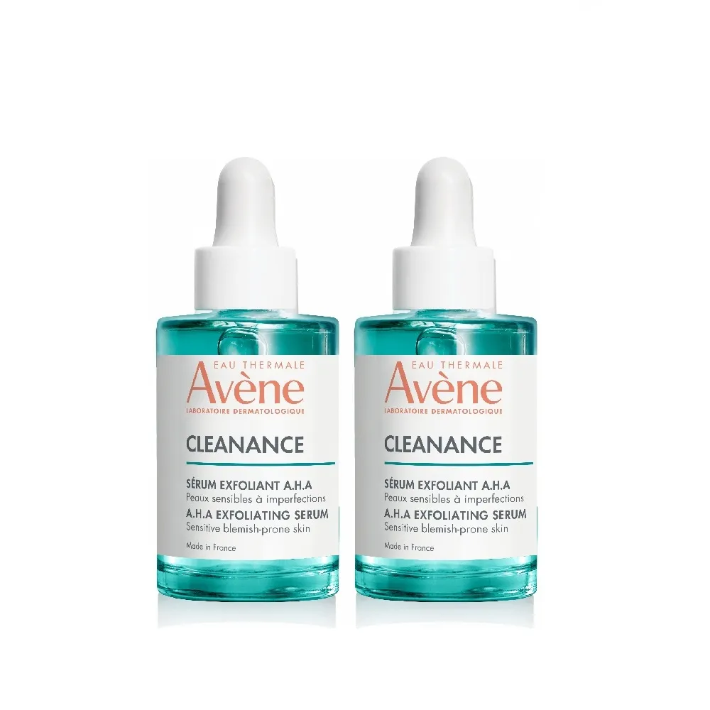 【Avene 雅漾官方直營】極效多重酸煥膚精萃30ml_2入組(控油抗痘精華液/刷酸煥膚)