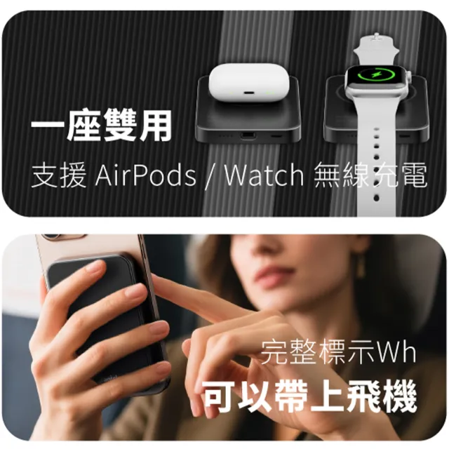 【grantclassic】穩如鈦山 TITANSHIELD MagSafe 固態行動電源 5000mAh (五合一 官方直營)
