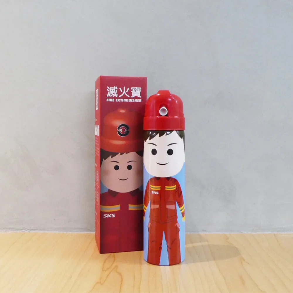 【SKS 新光保全】滅火寶FIREOUT 滅火器(泡沫/MIT/台灣製/環保/無毒/居家/車用/防災/耐高溫)