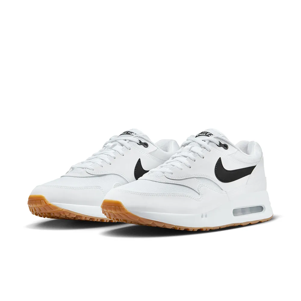 【NIKE GOLF】男款 Nike Air Max 186 OG G  Nike高爾夫球鞋(白色/黑色/膠棕色)