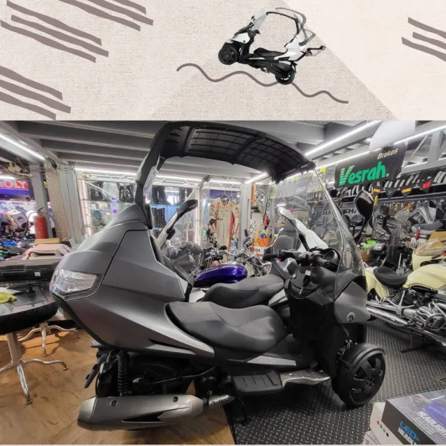 現車買就送機油5罐/屋頂車AD3 300 2016全新車-掛牌車已停牌(黃牌速可達/機車/普洛吉村重機)