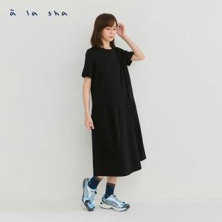 【a la sha】不規則造型剪接洋裝