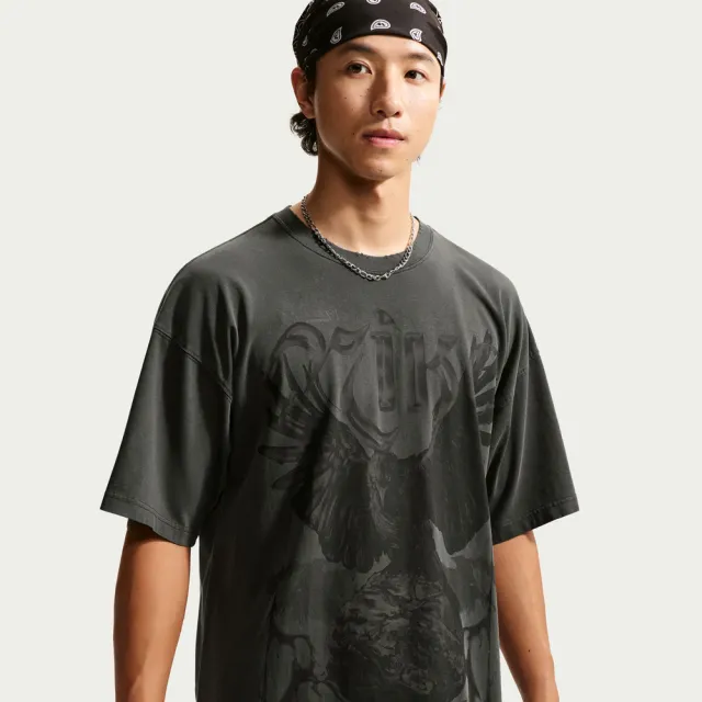 【NIKE 耐吉】短袖上衣 男 T恤 AS M NK TEE SUMMIT OS CROW 黑 IM5037-010