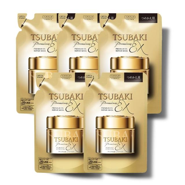 【TSUBAKI 思波綺】金耀瞬護髮膜EX補充包 150g(5入組)