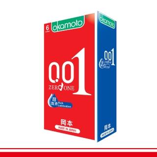 【Okamoto岡本】001超潤滑保險套6入/盒