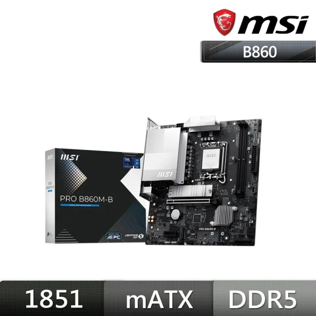【MSI 微星】PRO B860M-B 主機板