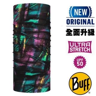 【BUFF】ORIGINAL PLUS 經典系列Polygiene萬用魔術頭巾 吸溼排汗 126371-555 艷麗幾何