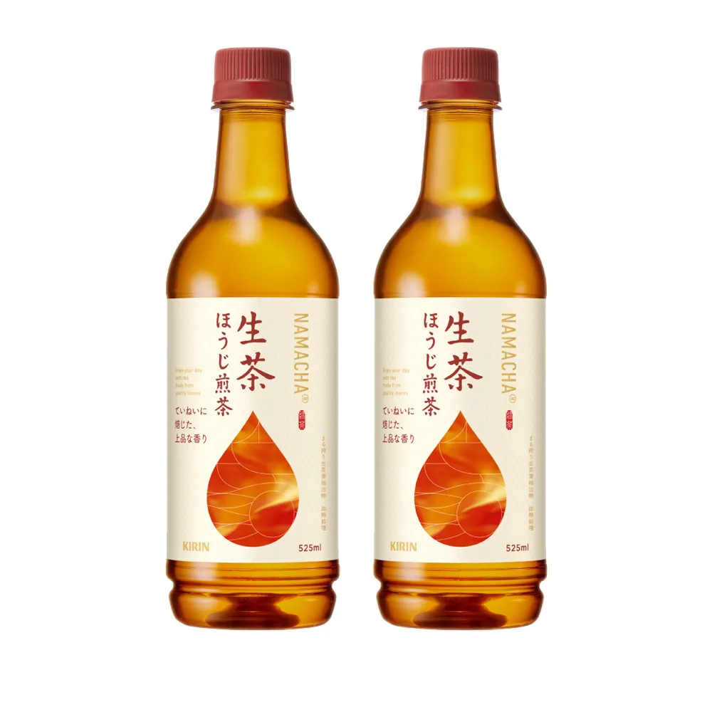 【KIRIN 麒麟】焙茶525mlx24入/箱(日本原裝)
