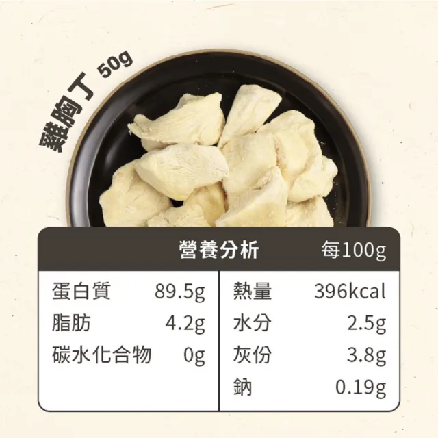 【怪獸部落】卡滋KAZZZ原肉零食―凍乾雞胸丁/鬼頭刀雞丁*3包組(犬貓零食)