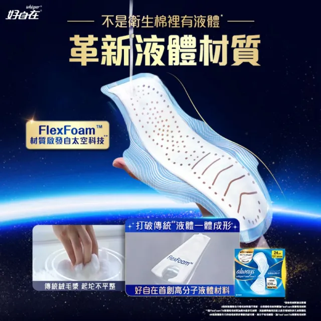 【好自在】全新升級 液體衛生棉一箱入(24/27/29.5/34cm 99-100片+清新淨味款24/27/31.7 9片)