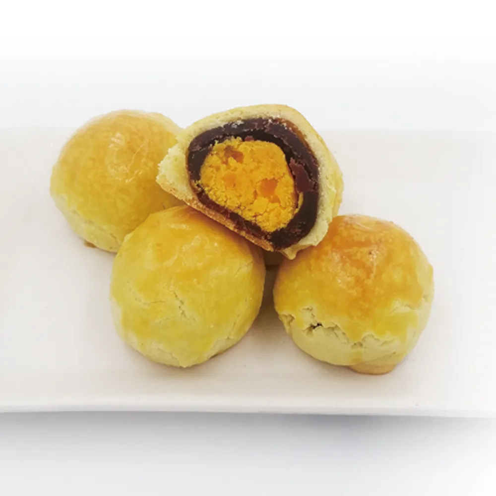 【格麥蛋糕】超人氣菠蘿蛋黃酥手提禮盒/10入*8盒(下午茶點/辦公室團購/人氣美食/點心/手工餅乾)_年菜 年節 