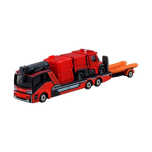 【TOMICA】多美超長型 NO.132 消防車運輸車