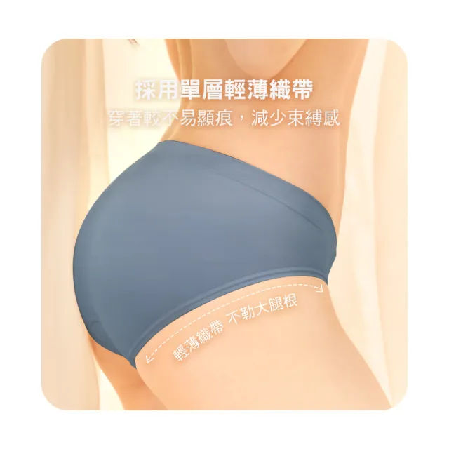 【MarCella 瑪榭】7件組-MIT無縫抗菌內褲-薄感低腰(孕婦內褲/女內褲/抗菌內褲/無縫內褲)