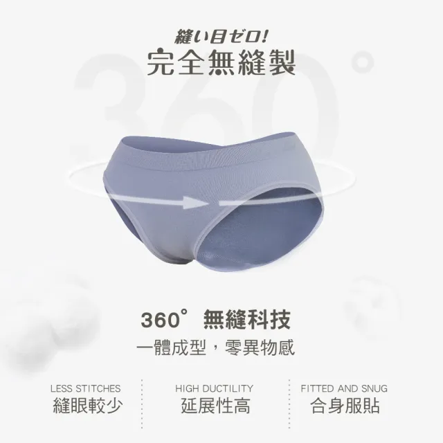 【MarCella 瑪榭】7件組-MIT無縫抗菌內褲-薄感低腰(孕婦內褲/女內褲/抗菌內褲/無縫內褲)