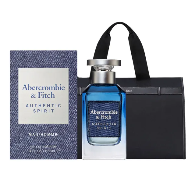 【Abercrombie & Fitch】A&F真我本色男性淡香精100ml(贈A&F休閒紳黑托特包.專櫃公司貨)