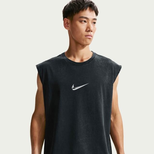 【NIKE 耐吉】背心 男 訓練 慢跑 寬鬆 AS M NK TEE LSE SLVLS TRAIN VE 黑 IM6145-010