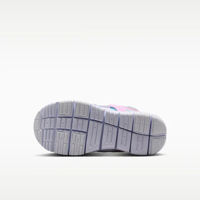 【NIKE 耐吉】運動鞋 童鞋 中童 兒童 毛毛蟲鞋 套腳式 DYNAMO FREE PS 粉藍 343738-642