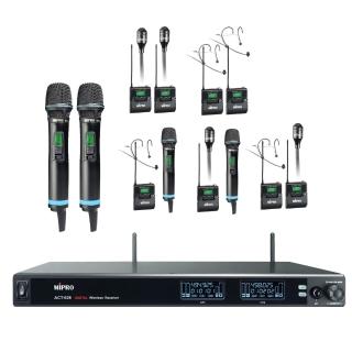【MIPRO】ACT-626 數位雙頻道無線麥克風 UHF ACT-600H 配件六擇一