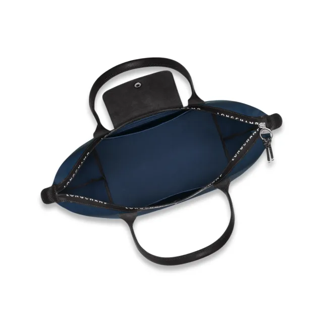 【LONGCHAMP】LE PLIAGE ENERGY再生尼龍大號長把托特包(深藍)
