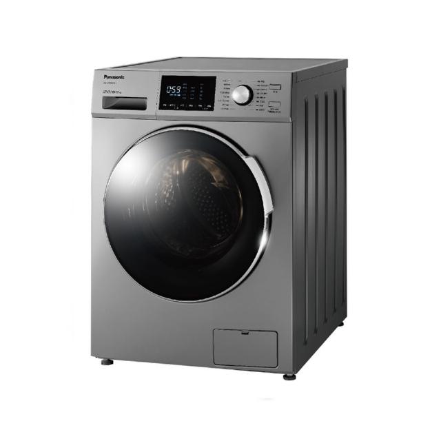 【Panasonic 國際牌】家電快配★12公斤溫水洗脫烘滾筒洗衣機-晶漾銀(NA-V120HDH-G)
