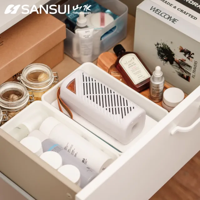 【SANSUI 山水】小植淨除濕器 除濕器 迷你除濕機 懸掛直放 除溼 除濕 雨季 防潮 無線綠能除濕器GRA360