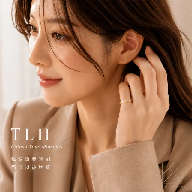 TLH 黃金戒指 純金999 初耀 固定圍 (0.28錢±0.03)