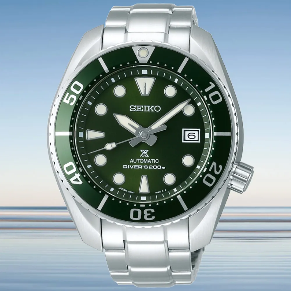 【SEIKO 精工】PROSPEX系列 200米潛水機械腕錶 父親節 禮物 推薦(SPB103J1/6R35-00A0G)