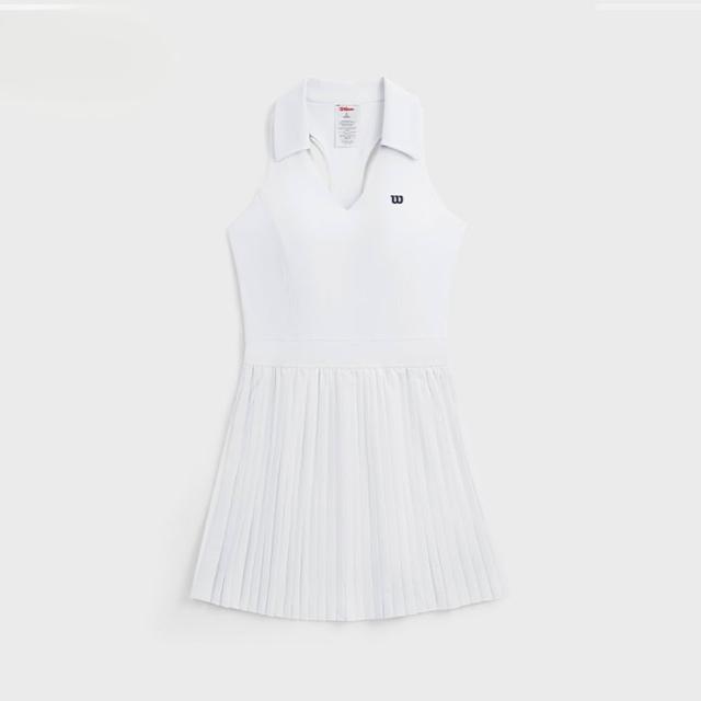 【WILSON】Sports Dress Bright White 女款 服飾 連身裙 白色 WE00341W001001
