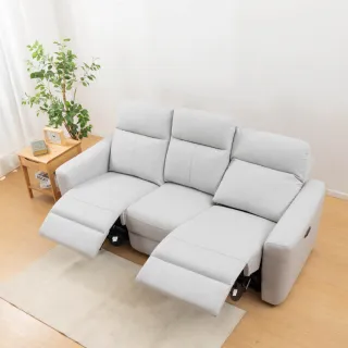 【NITORI 宜得利家居】◎耐磨耐刮 防潑水貓抓布 3人用電動沙發 電動可躺式沙發 UM01 N-S布 AQ-LGY(0)