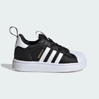 【adidas 愛迪達】Superstar Quickon I 小童 休閒鞋 彈性 柔軟 流行 黑白(KK2177)