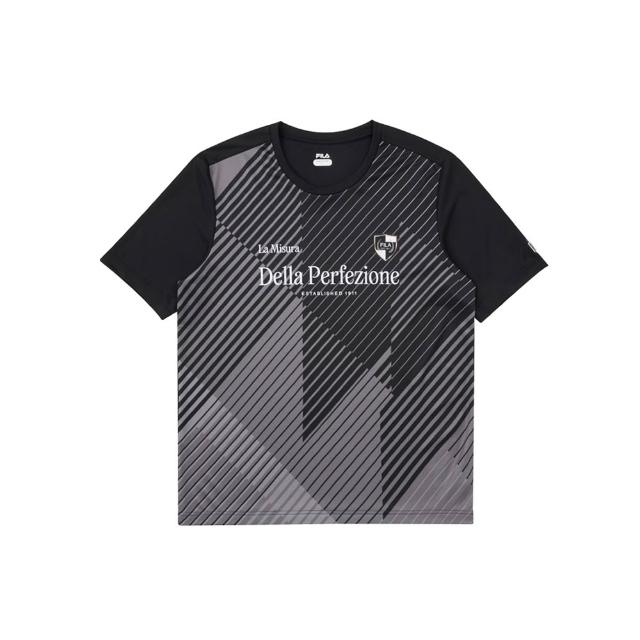 【FILA】男短袖圓領T恤-黑色 1TEA-5000-BK