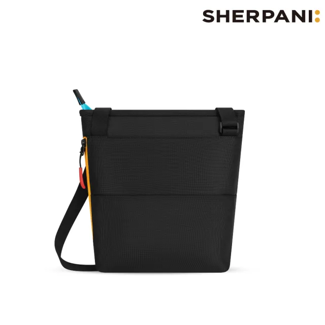 【Sherpani】雙11 RFID 防潑水多功能斜背包 26I Sadie 4L｜黑彩色 (RFID屏蔽 撥水 附零錢包)