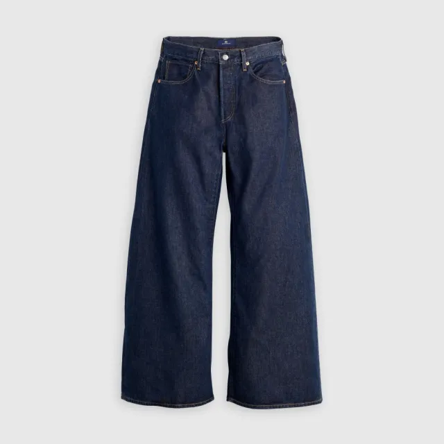 【LEVIS】BLUETAB™ 極寬鬆五口袋牛仔褲 / 萊賽爾纖維添加 / 深藍 女生牛仔褲 人氣新品 008X8-0002