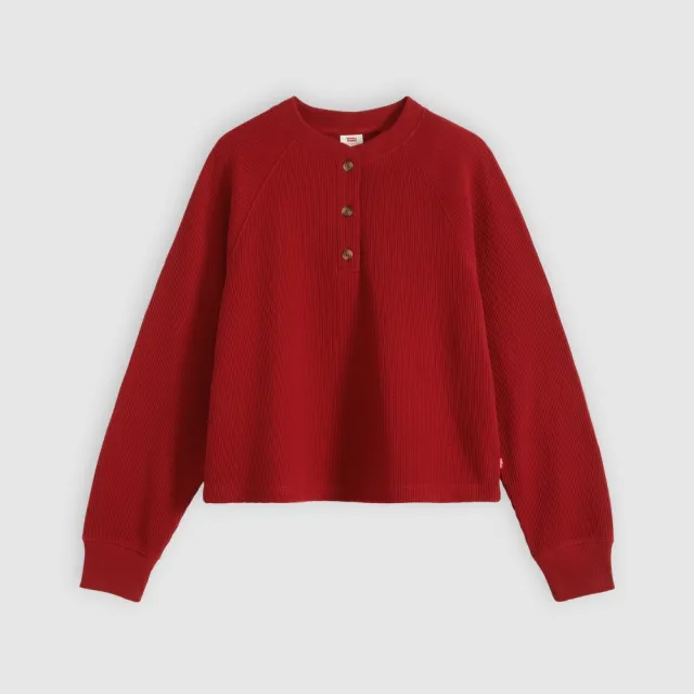 【LEVIS】Lassen 亨利領上衣 女生上衣 熱賣單品 003QS-0023
