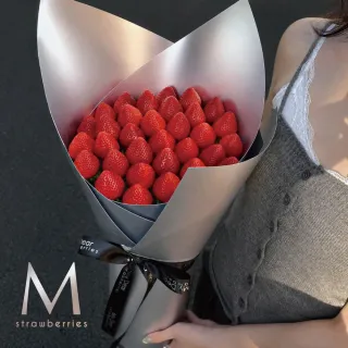 【MyDearStrawberries】高級鏡面草莓花束(水果花束/情人節/告白/生日禮物/超人氣花束/草莓)