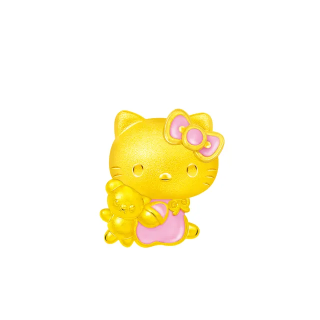 【Just Gold 鎮金店】三麗鷗 Hello Kitty 甜萌寶寶-任選 黃金串珠