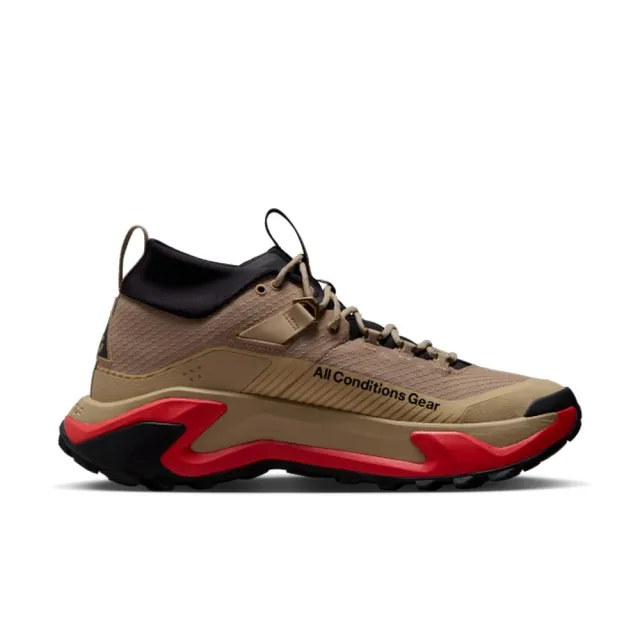 【NIKE 耐吉】運動鞋 跑步鞋 男鞋 NIKE ACG ZEGAMA HIKE ACG 高筒 登山鞋 抓地力 卡其 (IO7854200)
