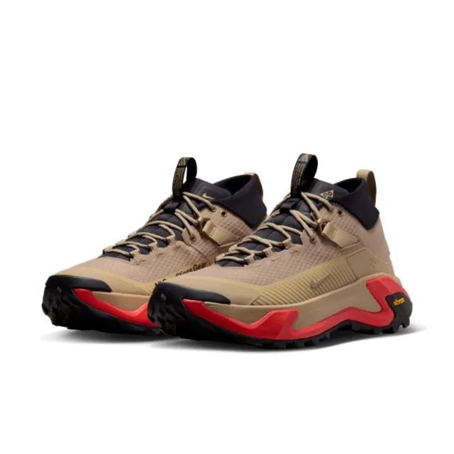【NIKE 耐吉】運動鞋 跑步鞋 男鞋 NIKE ACG ZEGAMA HIKE ACG 高筒 登山鞋 抓地力 卡其 (IO7854200)