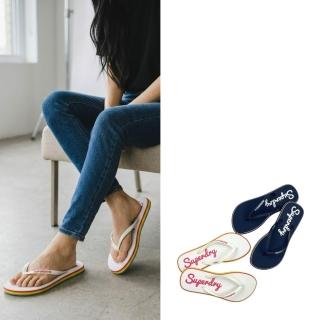 【Superdry】草寫寫意 Superdry 夾腳拖 極度乾燥 女拖鞋 女款 夏天拖鞋 人字拖 拖鞋 潮牌 @7638
