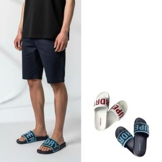 【Superdry】簡約配色 潮牌低調款 極度乾燥 拖鞋 男款 泳池拖鞋 Superdry 男拖鞋 浴室拖鞋 @9301