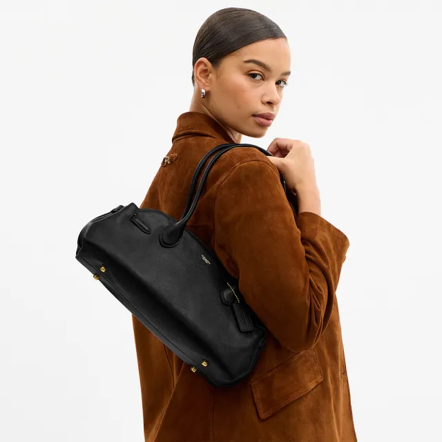 【COACH】蔻馳官方直營 EMPIRE CARRYALL 34號手袋 手提包 肩背包-多色任選(CCC30/CCM57)