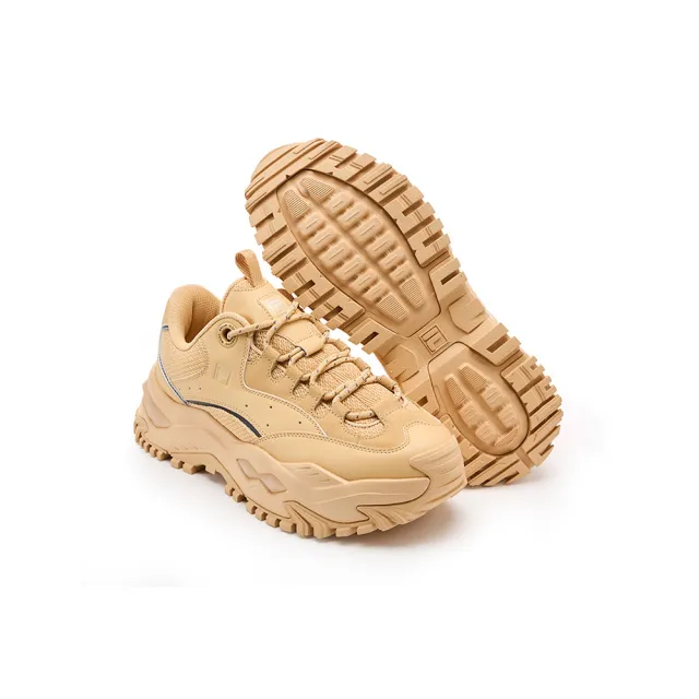 【FILA】TWINE MAX v2 女休閒鞋 厚底老爹鞋 -米 (5-C626A-260)