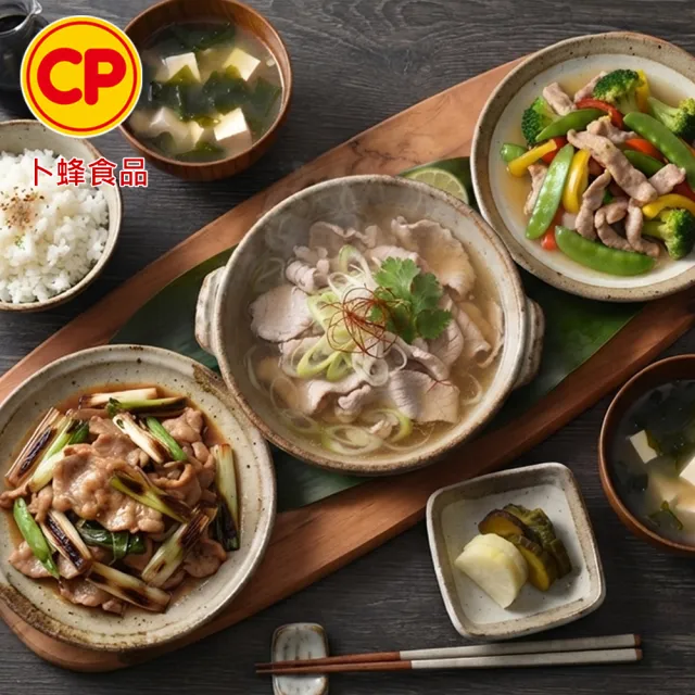 【卜蜂】超鮮嫩 國產雪花里肌豬肉片 超值8包組(200g/包_團購.居家料理.露營燒烤)