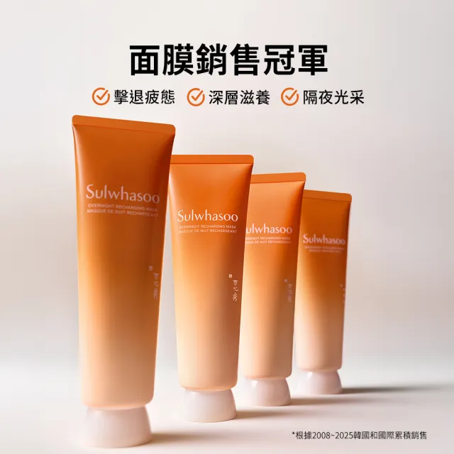 【Sulwhasoo 雪花秀】全新上市★ 官方直營 賦活修護晚安面膜120ml(臉部保養 晚安面膜 夜間修護 抗老保濕)