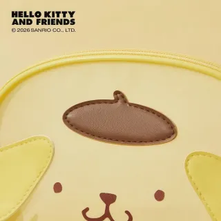 【SANRIO 三麗鷗】正版授權布丁狗透氣網布化妝包收納包零錢包(閨蜜女兒女友生日聖誕交換禮物)